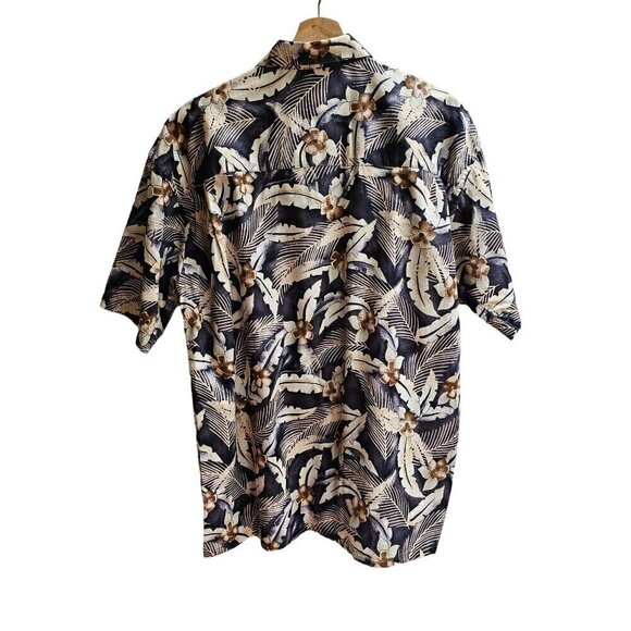 Splatt Men's Hawaiian Shirt M 100% Cotton Floral Print Fine Resortwear - Picture 2 of 9
